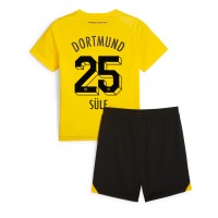 Borussia Dortmund Niklas Sule #25 Hjemmedraktsett Barn 2023-24 Kortermet (+ Korte bukser)